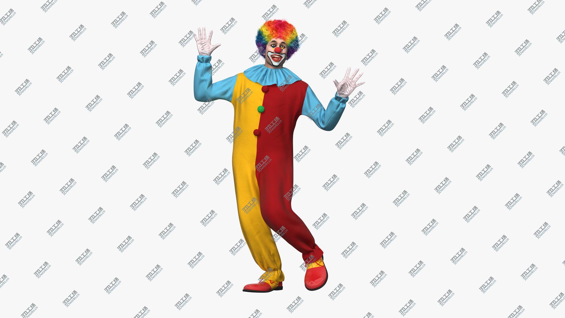 images/goods_img/20210319/3D Circus Clown Costume Dancing Pose Fur model/3.jpg